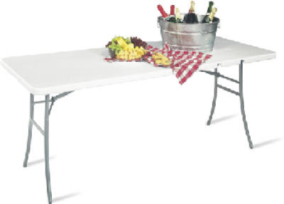 Cosco® 14-678-WSP1 Center Molded Folding Table, 30" x 72"
