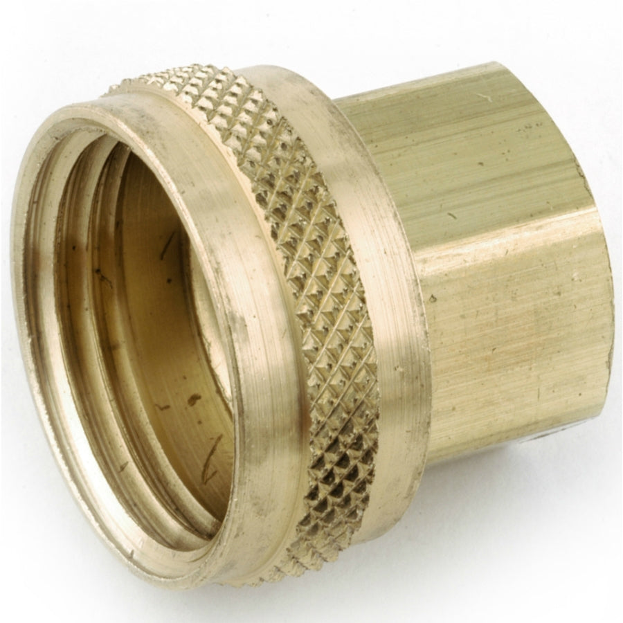 Anderson Metals 757401-1212 Garden Hose Swivel Adapter, Brass, 3/4" x 3/4" FIP