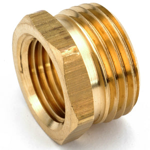 Anderson Metals 757480-1212 Lead Free Adapter, Brass, 3/4" MGH x 3/4" FIP