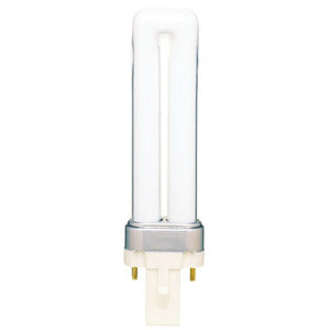 Westinghouse 37373 Twin Tube CFL Light Bulb, 7W, G23 Base, Warm White