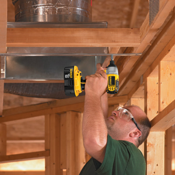 DeWalt® DC825KA Cordless XRP™ Impact Driver Kit, 18V, 1/4" (6.35mm)