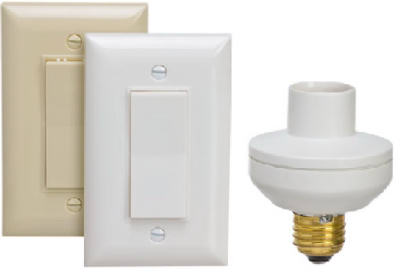 Carlon HW2162 Battery Operated Light Socket Switch