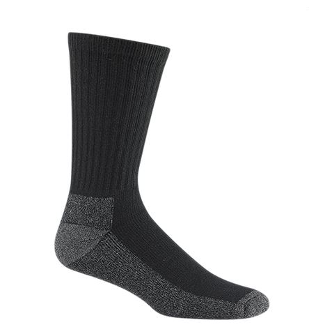 Wigwam S1221-052-XL At Work Crew Men's Sock, Black, Extra Large, 3-Pack