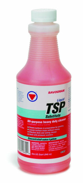 Savogran 10632 Liquid TSP Substitute Heavy Duty Cleaner, Concentrated, 32 Oz