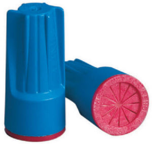 King 62225 DryConn Waterproof Electrical Wire Connectors, Aqua/Red, 20-Count
