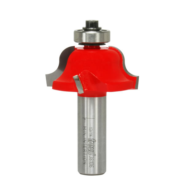 Freud 38-106 Carbide Roman Ogee Router Bit, Quadra-Cut, 1-5/8 Inch Dia.