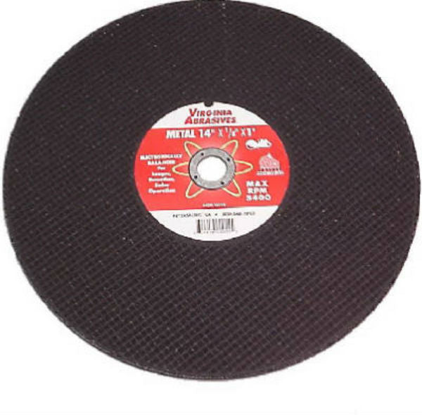 Virginia Abrasives™ 424-15512 Metal & Steel Bonded Cutoff Wheel, 12" x 1/8" x 1"