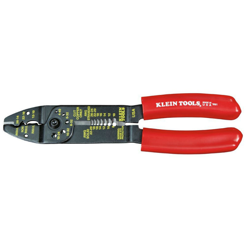 Klein Tools 1001 All Purpose Electricians Wire Cutter Tool, 8-22 AWG