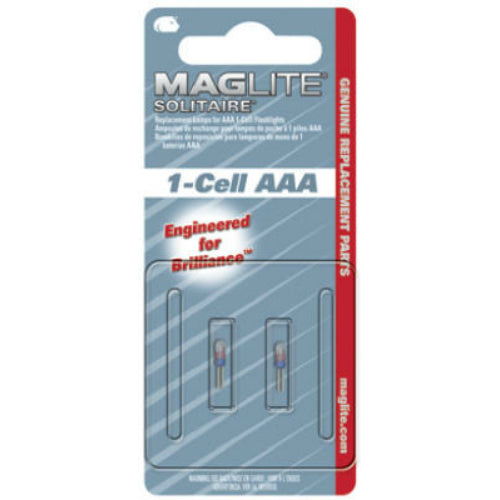 Maglite LK3A001 Replacement Lamp for Solitaire "AAA" Flashlight, 2-Pack