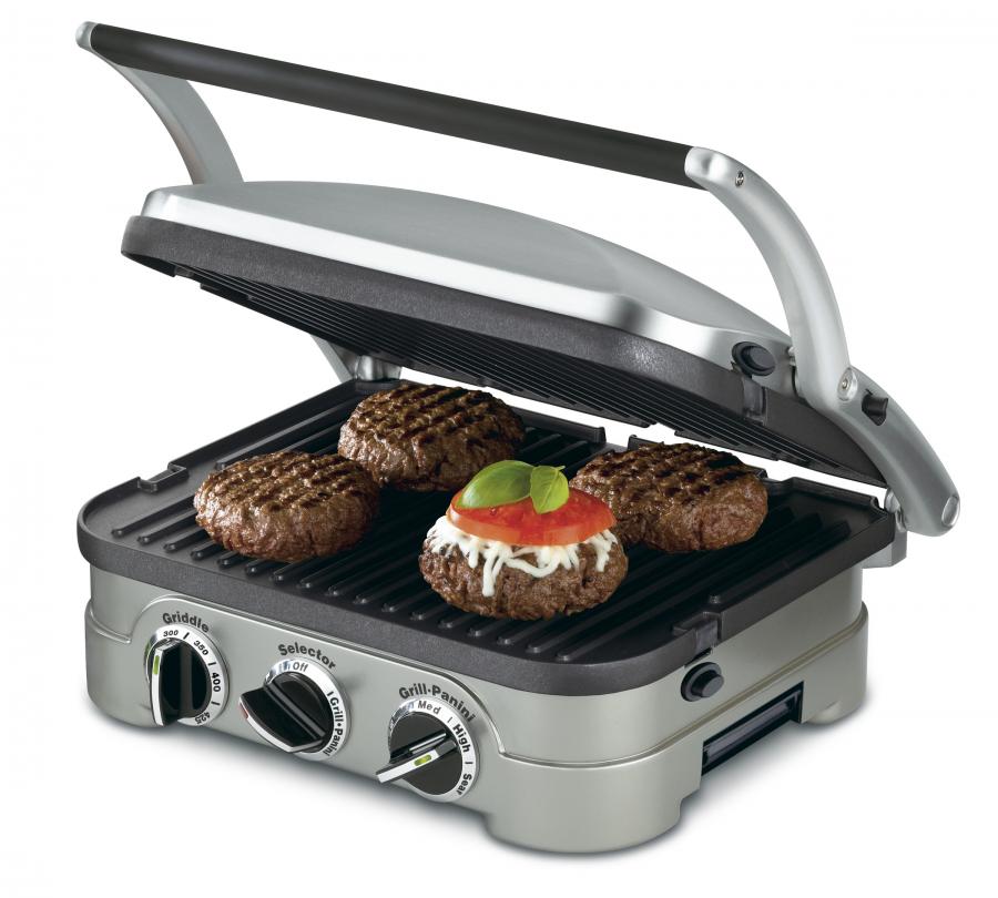 Cuisinart GR-4N Griddler Flat Grill & Griddle with Non-Stick Plates