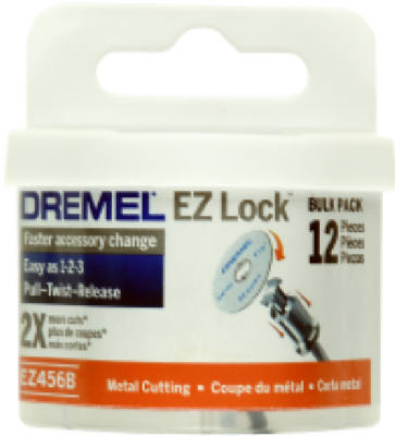 Dremel EZ456B Metal Cut Off  Wheel, 12 Pack