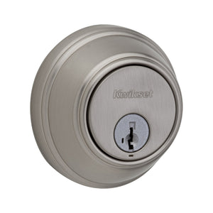 Kwikset 816-15-RCAL-RCS Smart Key Control Single Cylinder Deadbolt, Satin Nickel