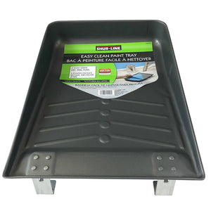 Shur-Line 12400ZSN Easy Clean Metal Paint Tray for Latex Paints, 9"