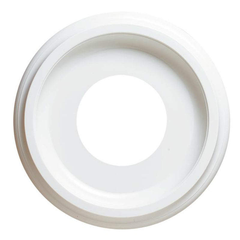 Westinghouse 77037 Smooth Molded Plastic Ceiling Medallion, 10", White