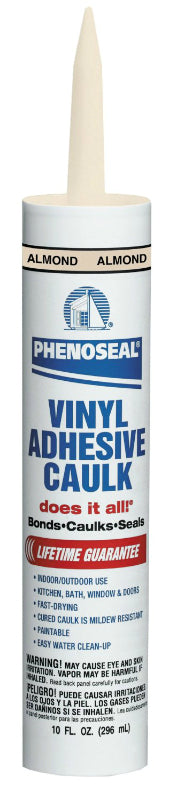Dap® 5311602102 PhenoPatch® Vinyl Adhesive Caulk, 10 Oz, Almond