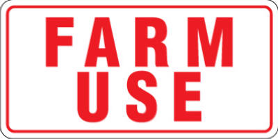 Hy-Ko 20550 Farm Use Identification Tag, 6" x 12"