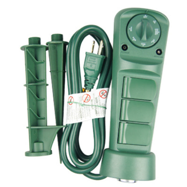 Master Electrician SP-046 Outdoor Yard Stake With Mechanical Timer, 3-Outlet