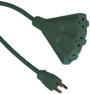 Master Electrician 04314ME Outdoor Extension Cord, 8', 16/3, Green