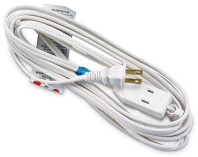 Master Electrician 09413ME All Purpose Extension Cord, 16/2 SPT-2, 13A, 12', White