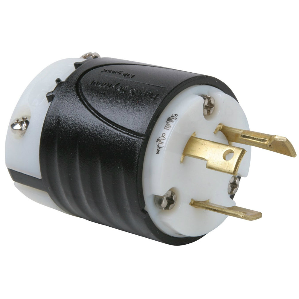Pass & Seymour L530PCCV3  2-Pole 3-Wire Grounding Turnlok Plug, 30A, 125V