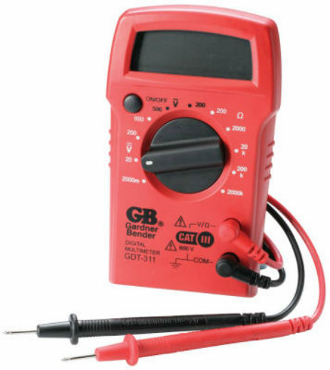 Gardner Bender GDT-311 Digital Multimeter, 3 Function