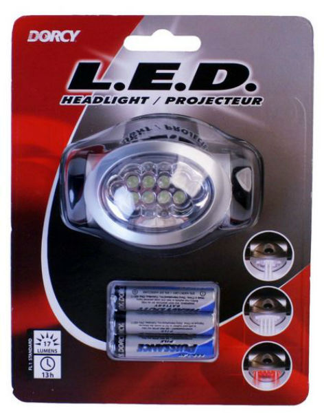 Dorcy® 41-2095 Adjustable 10-LED Headlight Flashlight with Batteries, 17-Lumens