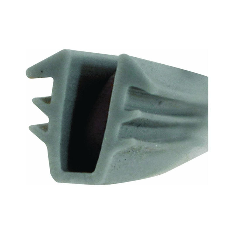 Slide-Co P-7732 Glass Glazing Channel, 9/32", Gray