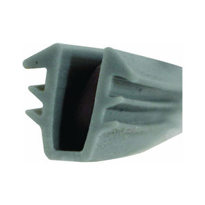 Slide-Co P-7732 Glass Glazing Channel, 9/32", Gray