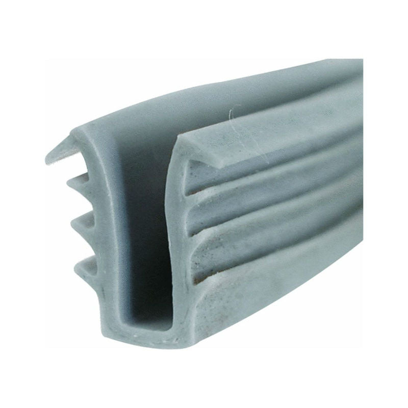 Slide-Co P-7741 Glass Glazing Channel, 19/64", 200', Gray