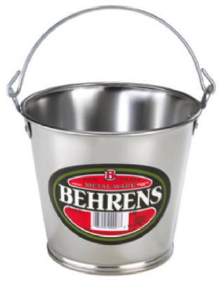 Behrens 100GS Galvanized Steel Pail, 55 Oz