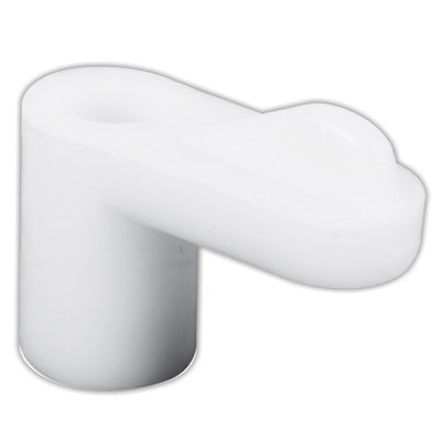 Slide-Co PL-7775 Plastic Screen Clips with Screws, White, 7/16", 12-Pack