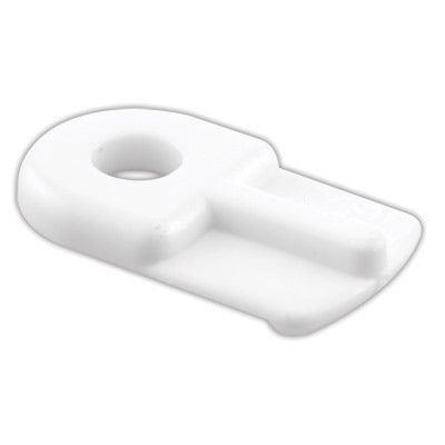 Slide-Co PL-7738 Plastic Screen Clips with Screws, Flush, White, 12-Pack
