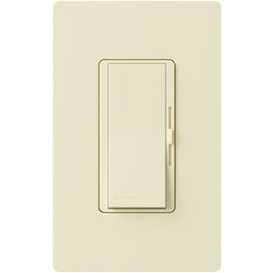 Lutron® DVW-600PH-LA Diva Duo Single Pole Incandescent Dimmer, 600W,Light Almond