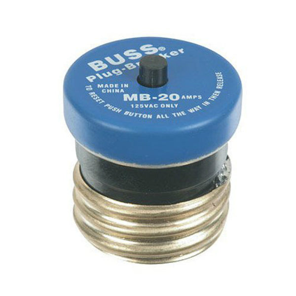 Bussmann BP/MB-20 Plug Fuse, 20 amps