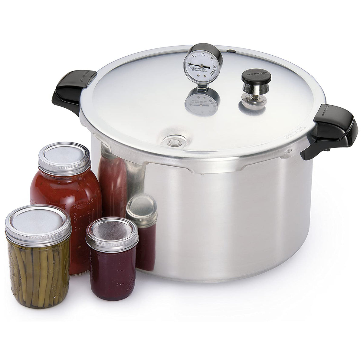 Presto 01755 Pressure Canner & Cooker, Aluminum, 16-Qt Capacity – Toolbox  Supply