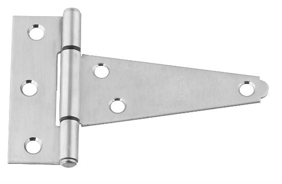 National Hardware® N342-501 Lifespan Extra Heavy T Hinge, 4", Stainless Steel