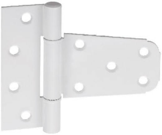 National Hardware® N342-568 Aluminum Lighter Duty Gate T Hinge, 3-1/2", White