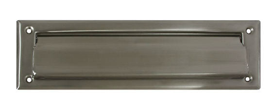 National Hardware® N325-290 Solid Brass Mail Slot, 2" x 11", Satin Nickel