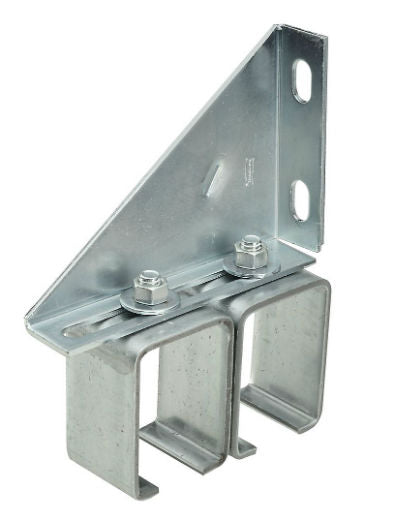 National Hardware® N104-786 Galvanized Double Box Rail Bracket w/ Lag Bolts/Nuts