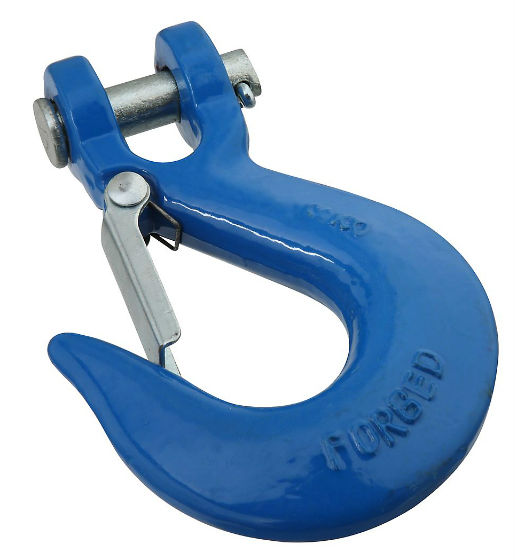 National Hardware® N265-496 Clevis Slip Hook with Latch, 3/8", Blue
