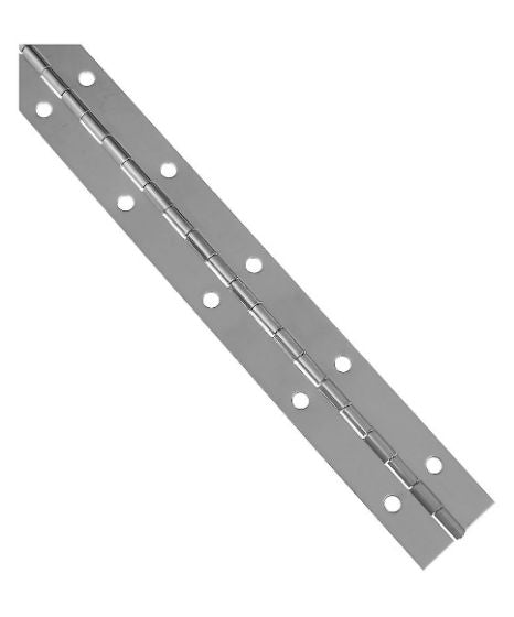 National Hardware® N266-932 Continuous Hinge, 1.5" x 12", Stainless Steel
