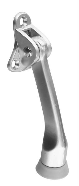 National Hardware® N273-532 Kick Down Door Stop, 4", Satin Chrome
