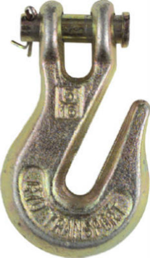 National Hardware® N282-079 Clevis Grab Hook, 3/8", Yellow Chromate