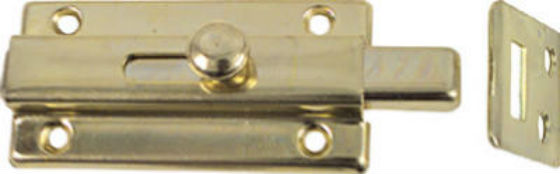 National Hardware® N152-850 Slide Bolt, 3", Brass