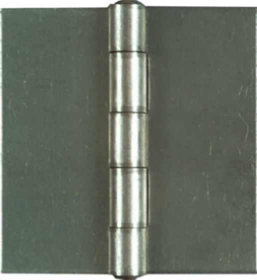 National Hardware® N273-920 Weldable Door Hinge, 4" x 4", Plain Steel