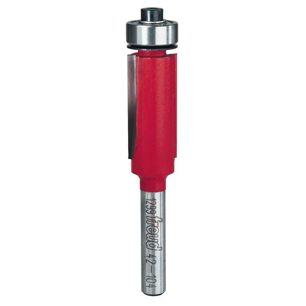 Freud 42-104 Two-Flute Carbide Flush Trim Router Bit, 1/2" Bearing Dia. x 1"