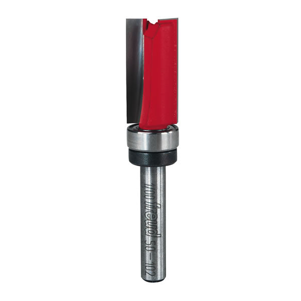 Freud 50-102 Two-Flute Carbide Topbearing Straight Router Bit, 1/2" Dia.