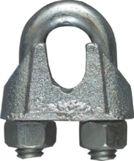 National Hardware® N248-310 Wire Cable Clamp, 3/8", Zinc Plated