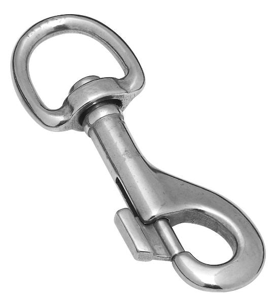 National Hardware® N262-337 Bolt Snap, 1/2" x 3-9/16", Stainless Steel