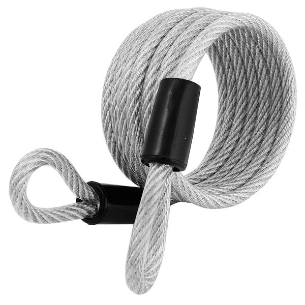 Master Lock 65-D Self-Coiling Coated Padlock Cable, 1/4" x 6'